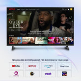 MOD43GFLVR-Google TV 43-Inch Full Android A++ Smart LED TV – 1GB RAM + 8GB Storage, Voice Remote, Google TV, 2-Year Warranty